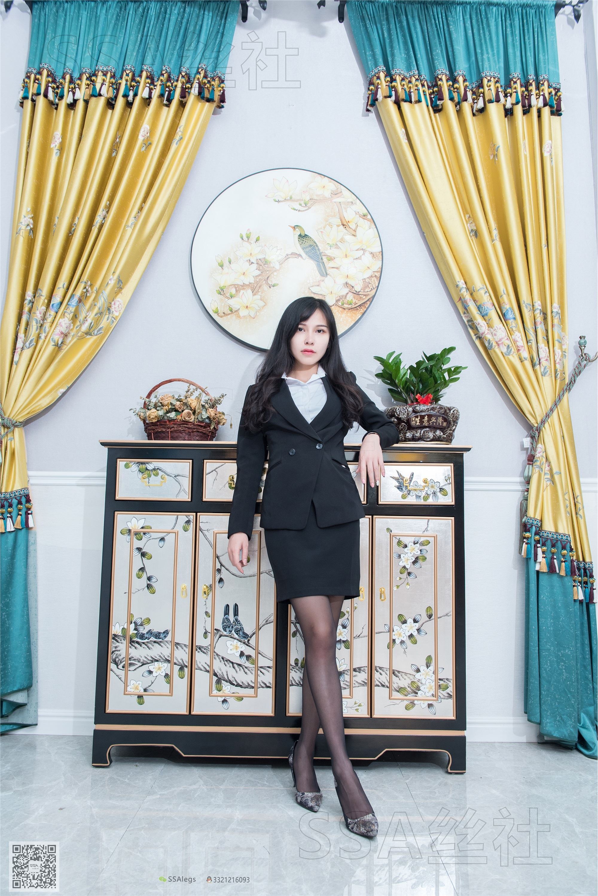 SSA丝社 超清写真 NO.070 雪梨 窗帘店前台